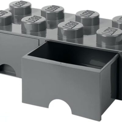 LEGO Brick Drawer 8 - Dark Stone Grey