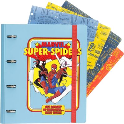 Capa de 4 Argolas em Polipropileno: Marvel Spider-Man