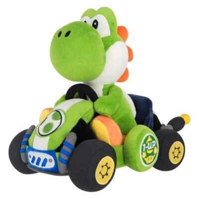 Peluche Mario Kart World: Yoshi (27 cm)