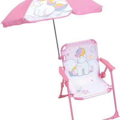 Conjunto de Cadeira com Sombrinha: Unicórnio