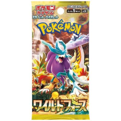 Cartas Pokémon TCG: Scarlet & Violet - Wild Force Booster Pack (Japonês)