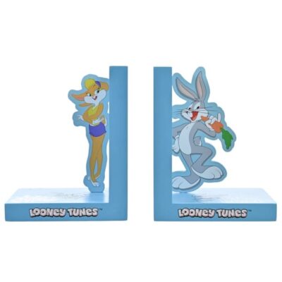 Suportes para Livros Looney Tunes: Bugs Bunny & Lola Bunny (Madeira) - Widdop