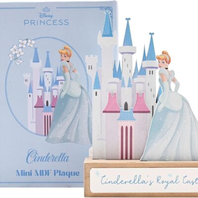 Placa Disney Pastel Princess Mini Castle: Cinderela - Widdop