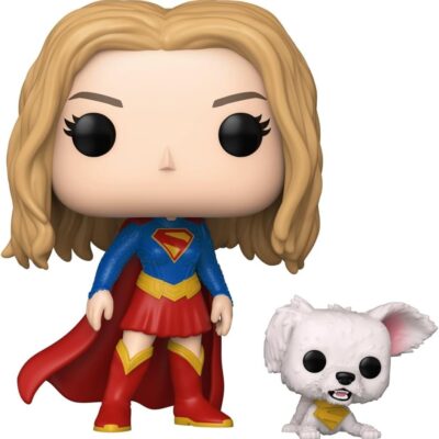 Figura Funko POP! Heroes: Supergirl - Supergirl with Puppy Krypto (POP! & Buddy) 633