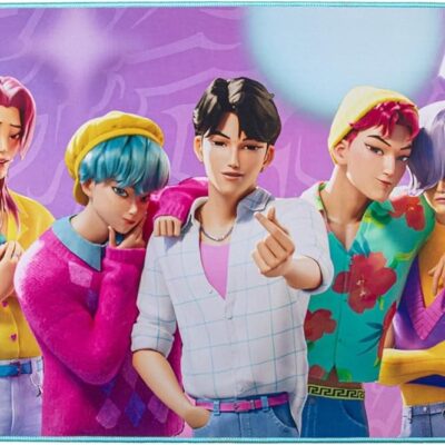 Tapete de Secretária XL KPop Demon Hunters: Saja Boys - Cinereplicas