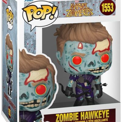 Figura Funko POP! Marvel: Marvel Zombies Série 4 - Zombie Hawkeye