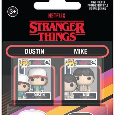 Funko Bitty POP! Stranger Things Série 1 (Pack 2): Dustin & Mike