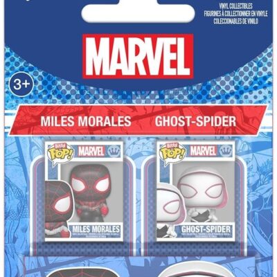 Funko Bitty POP! Spider-Man (Pack 2): Miles Morales & Spider-Gwen