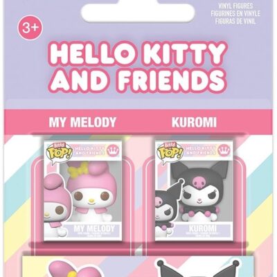 Funko Bitty POP! Sanrio (Pack 2): My Melody & Kuromi
