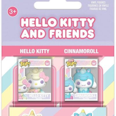 Funko Bitty POP! Sanrio (Pack 2): Hello Kitty & Cinnamoroll