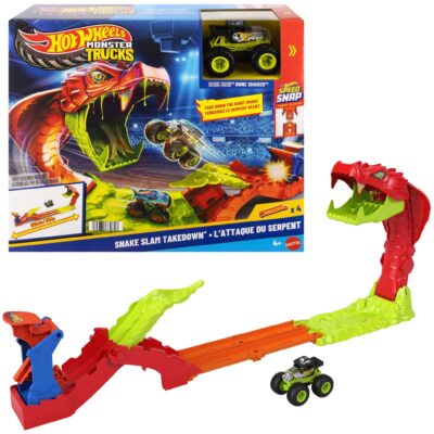 Pista Hot Wheels Monster Trucks: Ataque da Serpente
