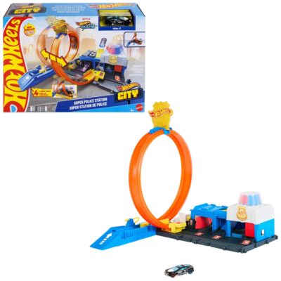 Pista Hot Wheels: Estação de Polícia