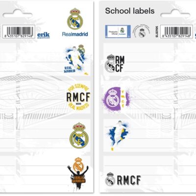 Etiquetas Autocolantes: Real Madrid