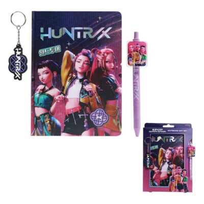 Caderno com Caneta e Porta-Chaves K-Pop Demon Hunters: Huntrix - Kids Licensing