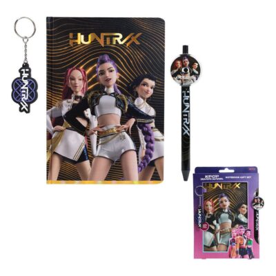 Caderno com Caneta e Porta-Chaves K-Pop Demon Hunters: Golden - Kids Licensing