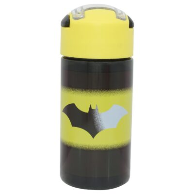 Garrafa com Palhinha Batman Amarela (500 ml)