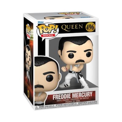 Figura Funko POP! Rocks: Queen - Freddie Mercury (White Singlet) 496
