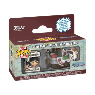 Figura Funko Bitty POP! Rides: One Piece - Monkey D. Luffy & Thousand Sunny