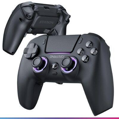 Comando Sem Fios Starion Obsidian Black para PS5 - Oniverse