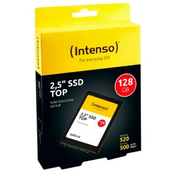 INTENSO SSD 128GB SATA III TOP 2,5" 550/500 MBs