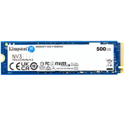 KINGSTON SSD 500GB NV3 M2 2280 PCIE 4.0 NVME