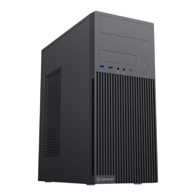 UNYKA CAIXA ATX AERO C360 USB TYPE C BLACK 500W