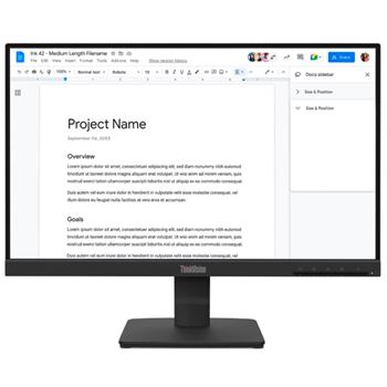 LENOVO THINKVISION S22- 4e 21.5"1920x1080 16:9 HDMI VGA 250 NITS