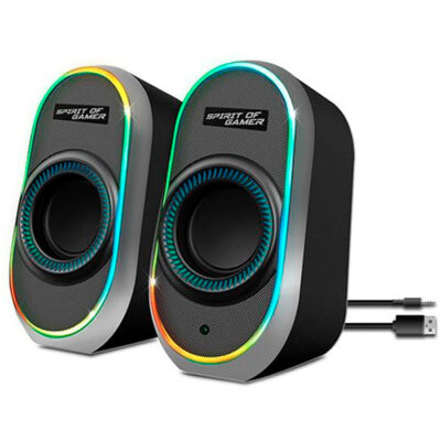 SPIRIT OF GAMER COLUNAS 2,0 USB POWER BLACK