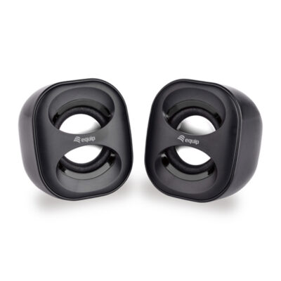 EQUIP LIFE MINI COLUNAS USB 6W SPEAKER PRETO