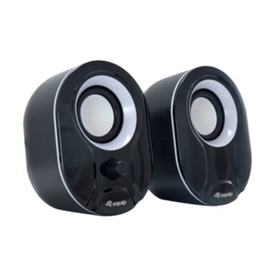 EQUIP LIFE MINI COLUNAS 6W USB CONTROLO SOM PRETO/BRANCO
