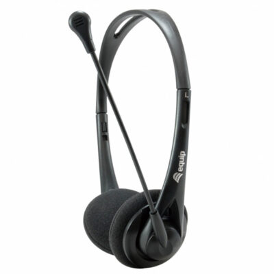 EQUIP LIFE HEADSET C/MICRO C/COMAN VOL 3.5"+ ADAP 2 JACKS