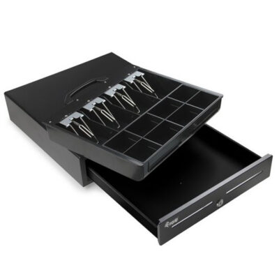 EQUIP GAVETA TPV POS DE ABERTURA MAN E AUTO CONECTOR RJ11 COR PRETA