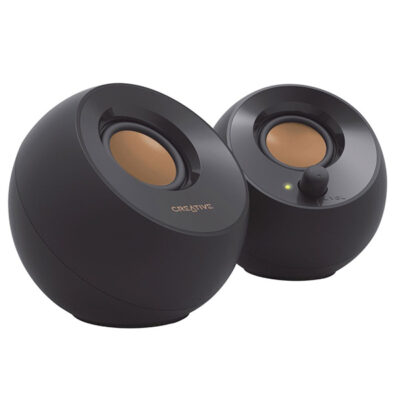 CREATIVE COLUNAS PEBBLE 2.0 USB BLACK #B CREATIVE 2026#