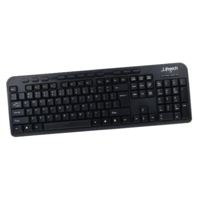 LIFETECH TECLADO BASIC MULTIMEDIA USB BLACK