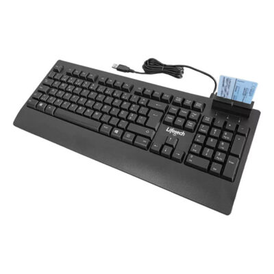 LIFETECH TECLADO C/ LEITOR CARTAO CIDADAO