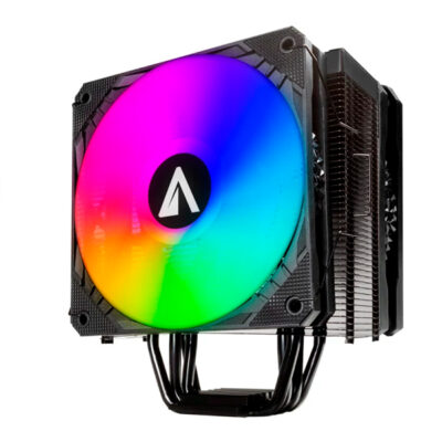 ABYSM GAMING COOLER AIR SNOW IV FOUR HEAT PIPES ARGB BLACK#PROMO#