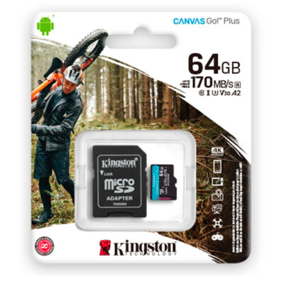 KINGSTON SDCARD 64GB MICRO SDXC CANVAS SELECT PLUS