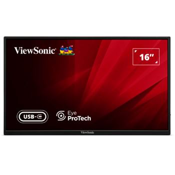 VIEWSONIC MONITOR IPS 16" (15.6") 16:9 FHD PORTATIL 60HZ HDMI USB VA1650
