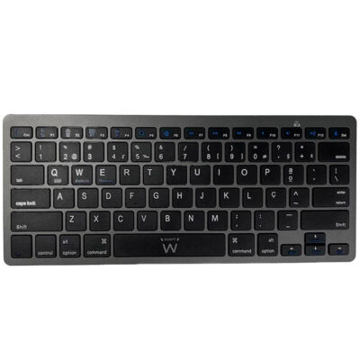 EWENT TECLADO BLUETOOTH IOS ANDROID WIN COMPACT SLIM BLACK PT