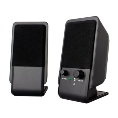 EWENT COLUNAS 2.0 10W VOLUME CONTROL JACK 3.5" USB BLACK
