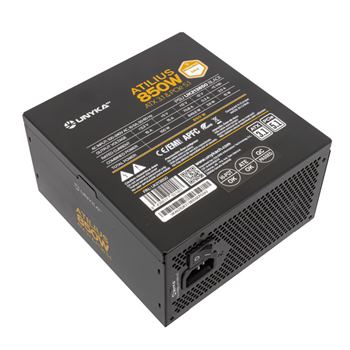 UNYKA GAMING FONTE ALIMENTAÇAO 850W ATILIUS FULL RANGE GOLD ATX BLACK