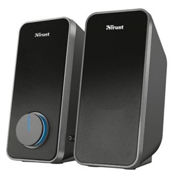 TRUST COLUNAS 2.0 ARYS 28W C/SAIDA HEADPHONES 3.5 USB BLACK