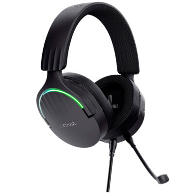 TRUST HEADSET GAMING GXT490 FAYZO 7.1 LED RGB USB BLACK