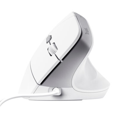 TRUST RATO BAYO II VERTICAL ERGONOMICO BRANCO 2400DPI