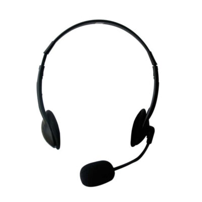 EWENT HEADSET COM MIC 2X JACKS 3.5"
